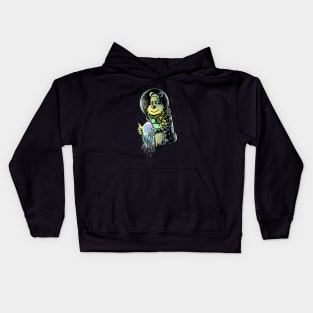 space hobbes astronaut Kids Hoodie